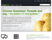 Tablet Screenshot of gossamer-threads.com